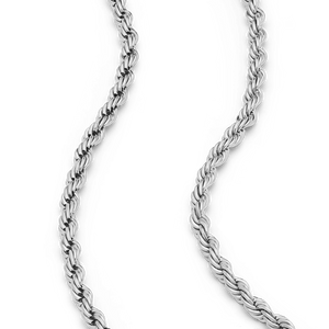 Silver Rope Chain - 2mm