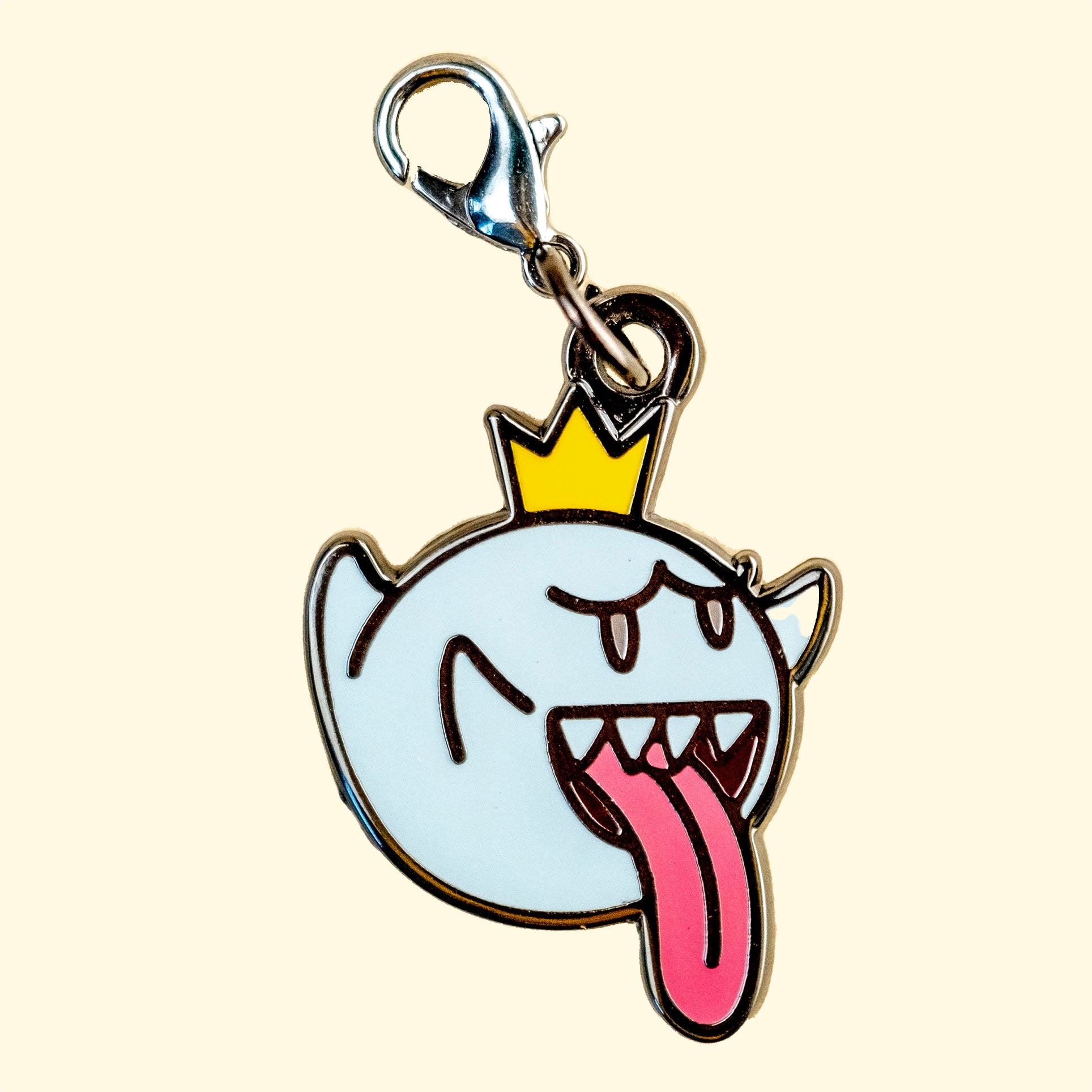 Spooky King Keychain in Black