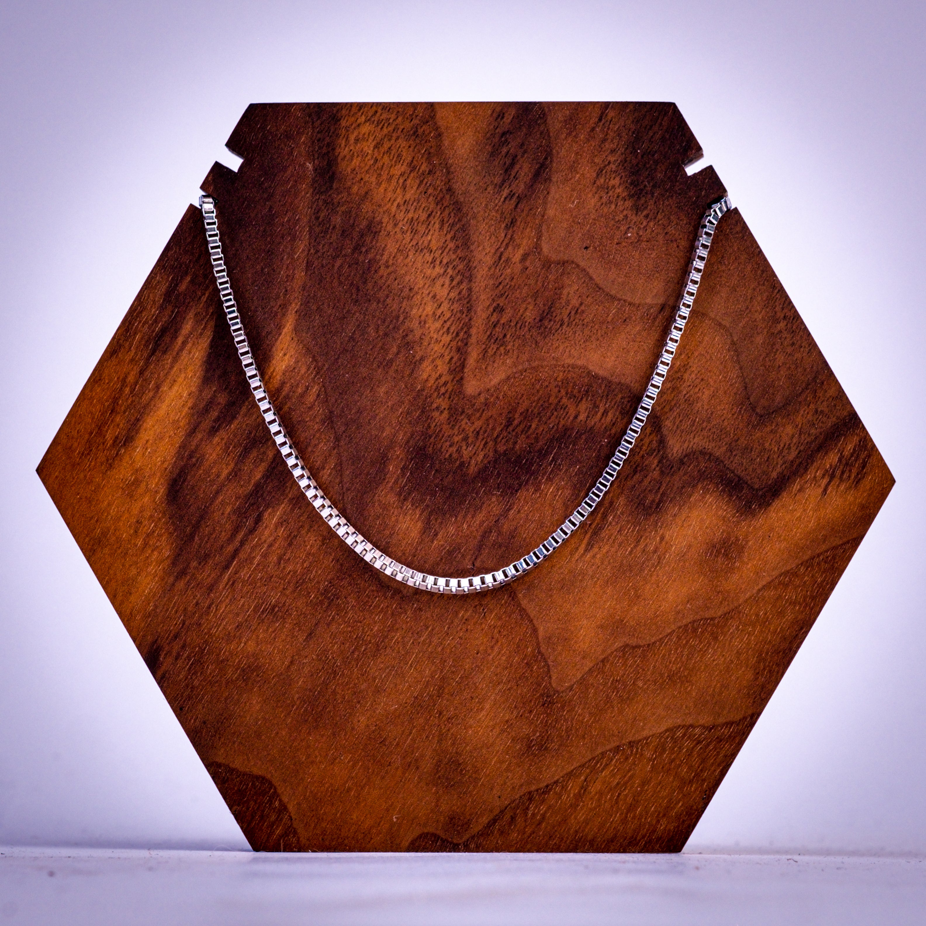 Silver Squared Box Chain - 2.5mm