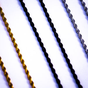 Gold Rope Chain - 2mm