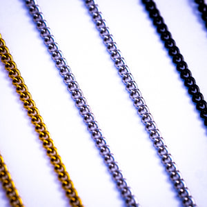 Gold Curb Chain - 2.4mm