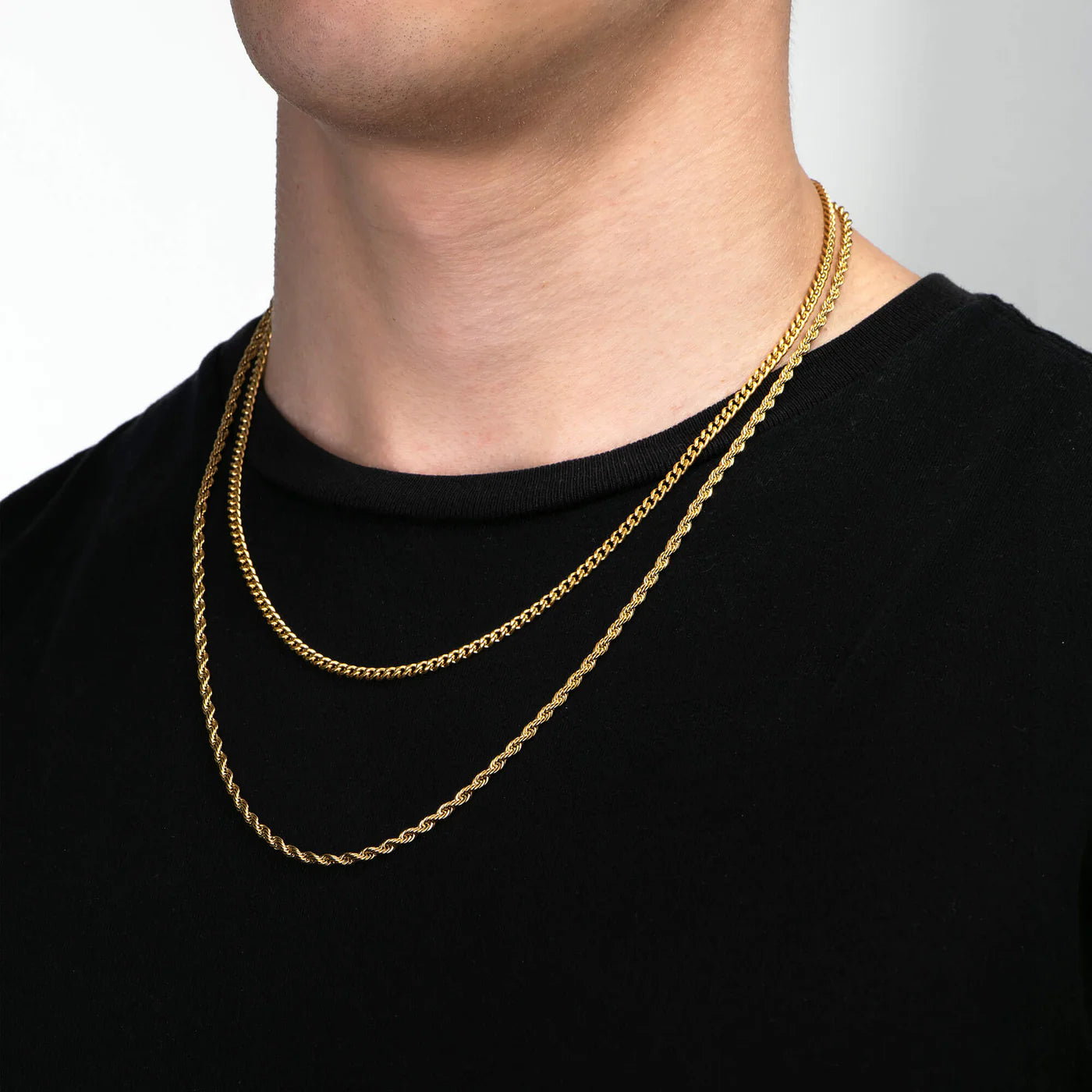 Gold Curb Chain - 2.4mm