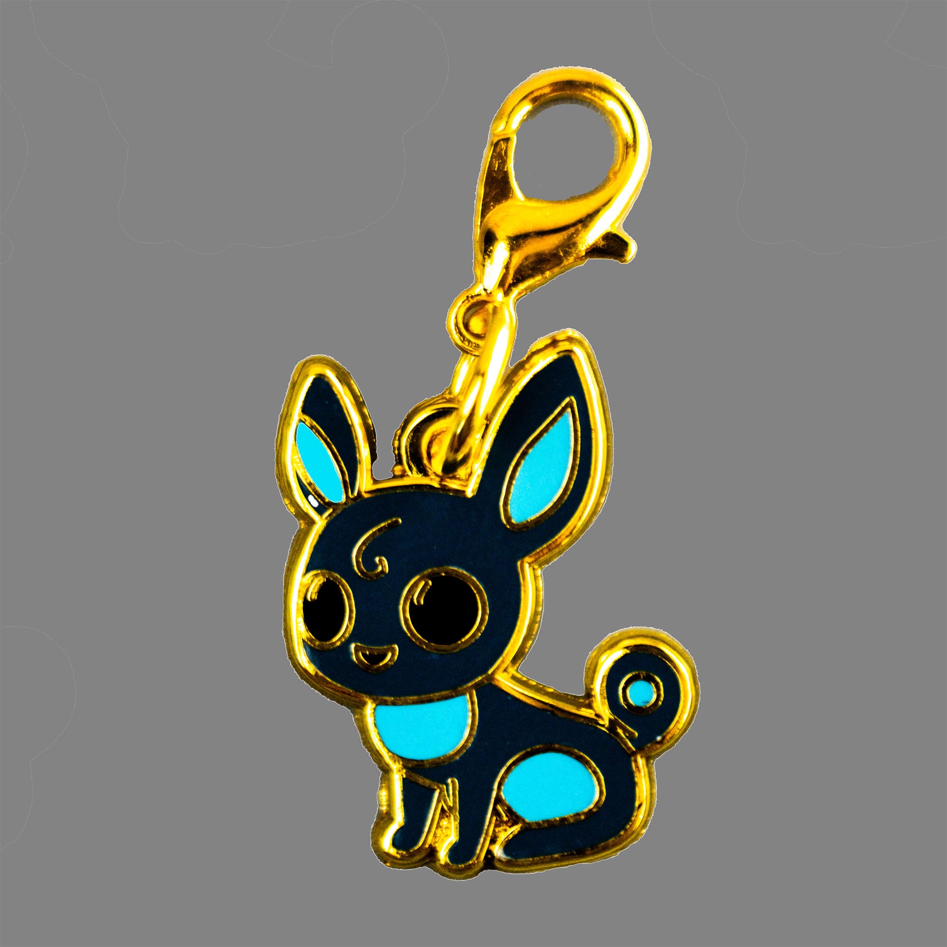 Baby Cat Keychain in Gold